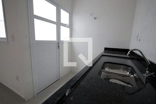 Cozinha de apartamento à venda com 2 quartos, 98m² em Vila Eldizia, Santo André
