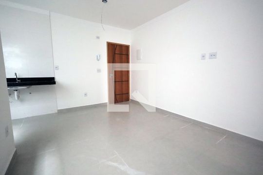 Sala de apartamento à venda com 2 quartos, 98m² em Vila Eldizia, Santo André