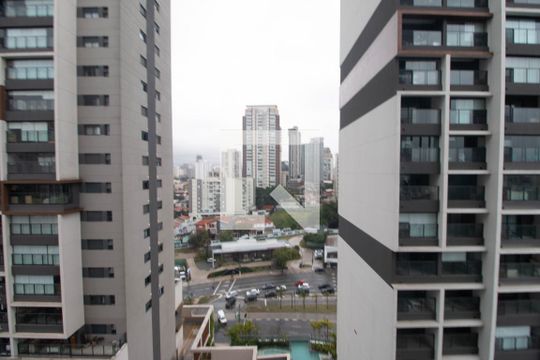 Vista/Sala/Quarto de apartamento à venda com 1 quarto, 25m² em Jardim das Acacias, São Paulo
