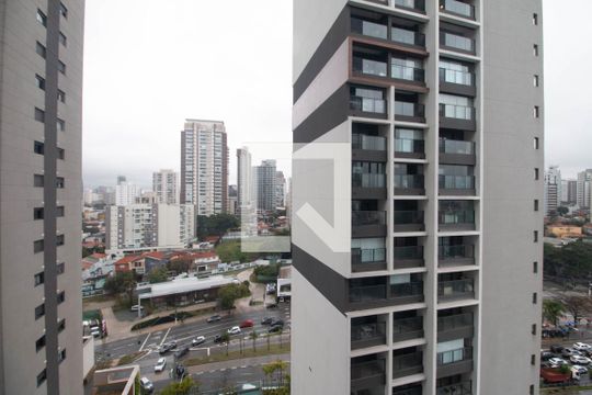 Vista/Sala/Quarto de apartamento à venda com 1 quarto, 25m² em Jardim das Acacias, São Paulo