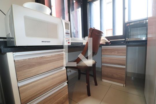 Cozinha de apartamento à venda com 3 quartos, 165m² em Jardim, Santo André