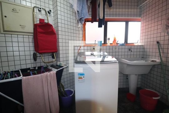 Área de Serviço de apartamento à venda com 3 quartos, 165m² em Jardim, Santo André