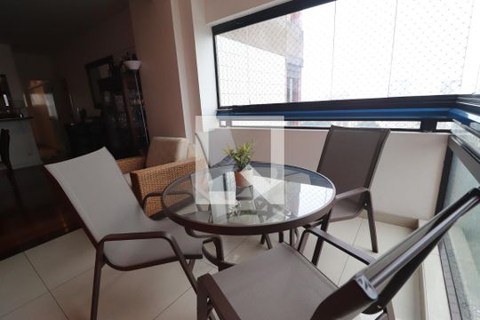 Varanda da Sala de apartamento à venda com 3 quartos, 165m² em Jardim, Santo André