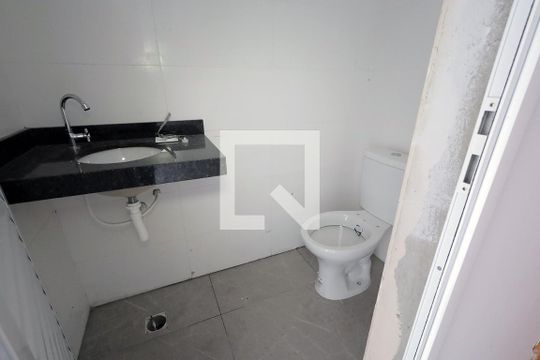 Banheiro Cobertura de apartamento à venda com 2 quartos, 100m² em Vila Eldizia, Santo André