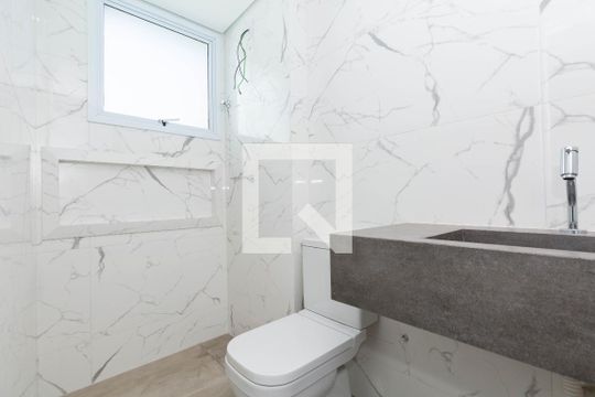 Banheiro de apartamento à venda com 3 quartos, 116m² em Minas Brasil, Belo Horizonte