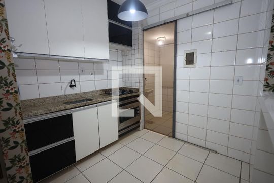 Cozinha de apartamento para alugar com 2 quartos, 59m² em Residencial Eldorado, Goiânia