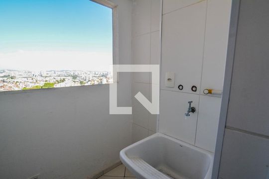 Área de Serviço de apartamento à venda com 3 quartos, 62m² em Vila Curuçá, Santo André