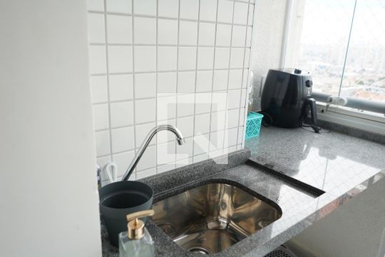 Área de Serviço de apartamento à venda com 2 quartos, 45m² em Jardim Analia Franco, São Paulo