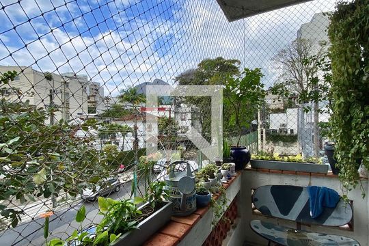 Vista da Área de Serviço de apartamento à venda com 3 quartos, 146m² em Gávea, Rio de Janeiro