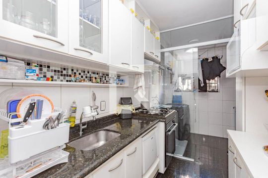 Cozinha de apartamento à venda com 2 quartos, 69m² em Sacoma, São Paulo