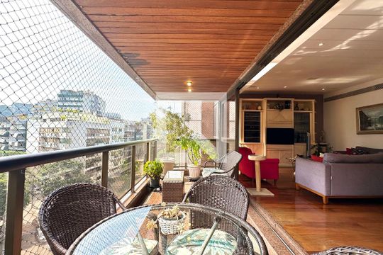 Sala de apartamento à venda com 4 quartos, 330m² em Lagoa, Rio de Janeiro