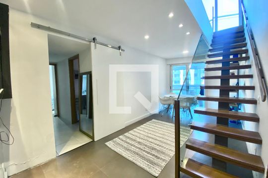 Sala de apartamento à venda com 4 quartos, 165m² em Humaitá, Rio de Janeiro