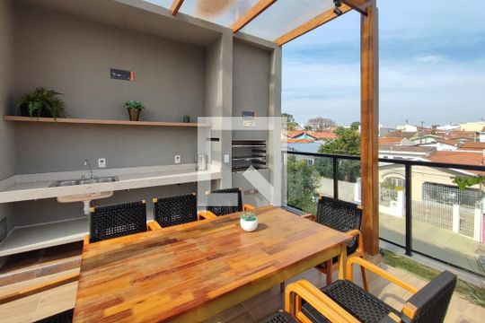 Área comum - Churrasqueira de apartamento para alugar com 1 quarto, 33m² em Parque Industrial, Campinas