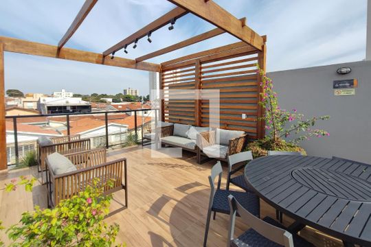 Área comum - Churrasqueira de apartamento para alugar com 1 quarto, 33m² em Parque Industrial, Campinas