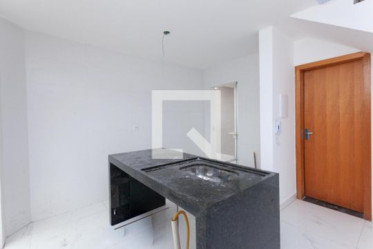 Sala/Cozinha de apartamento à venda com 2 quartos, 82m² em Havaí, Belo Horizonte