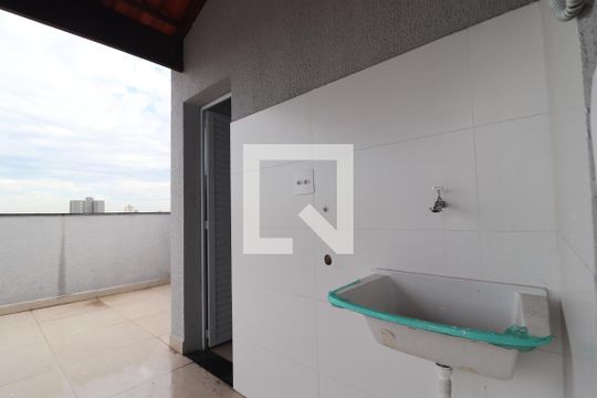 Área de Serviço de apartamento à venda com 2 quartos, 102m² em Vila Curuçá, Santo André