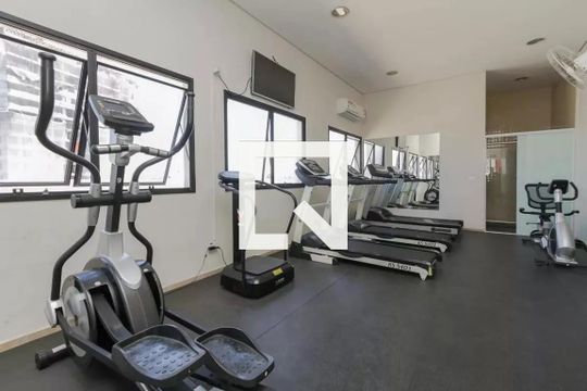 Área comum - Academia de apartamento para alugar com 2 quartos, 53m² em Cidade Monções, São Paulo