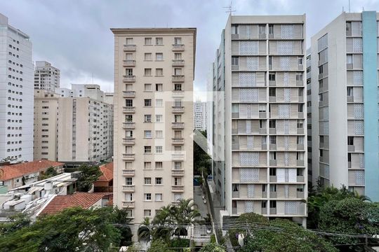 Sacada - Vista de apartamento para alugar com 3 quartos, 163m² em Jardim Paulista, São Paulo