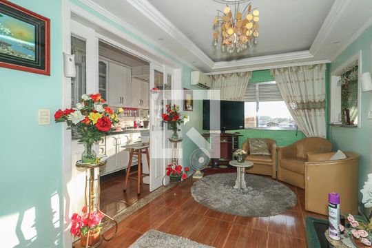Sala de apartamento para alugar com 2 quartos, 60m² em Humaitá, Porto Alegre