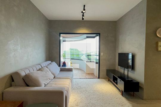 Sala de apartamento para alugar com 3 quartos, 85m² em Vila Madalena, São Paulo