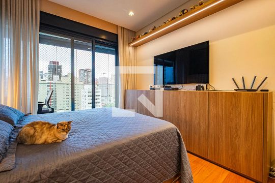 Suíte de apartamento à venda com 1 quarto, 85m² em Pinheiros, São Paulo