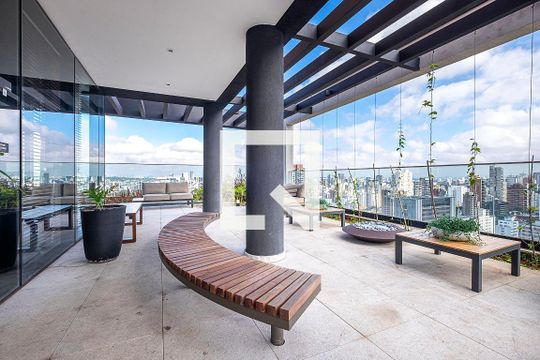 Área comum de apartamento à venda com 1 quarto, 85m² em Pinheiros, São Paulo