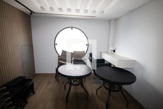 Área comum de apartamento para alugar com 1 quarto, 53m² em Maracanã, Praia Grande
