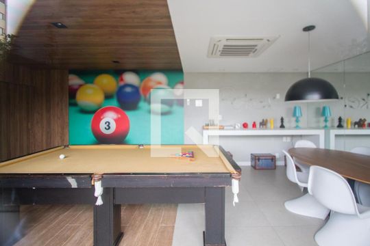 Área comum de kitnet/studio para alugar com 1 quarto, 43m² em Campo Belo, São Paulo