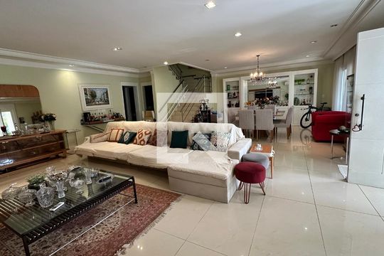 Sala de casa à venda com 4 quartos, 508m² em Barra da Tijuca, Rio de Janeiro