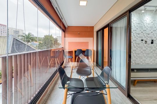 Varanda da Sala de apartamento para alugar com 3 quartos, 81m² em Vila Monumento, São Paulo