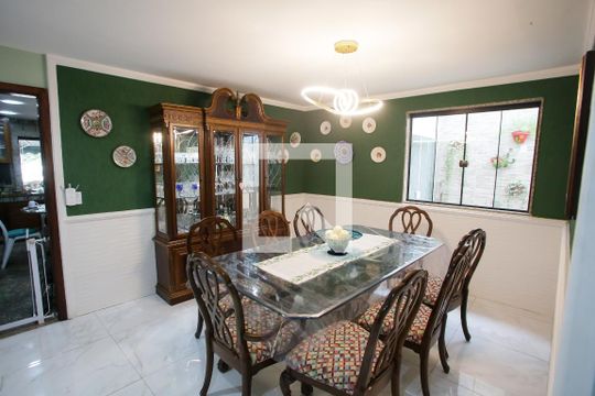 Sala de jantar de casa à venda com 5 quartos, 439m² em Jacarepaguá, Rio de Janeiro