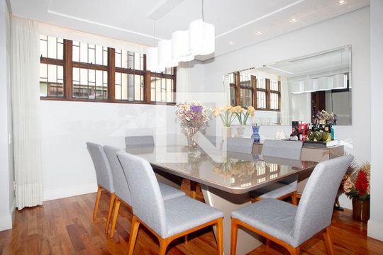 Sala de Jantar de apartamento à venda com 3 quartos, 155m² em Farroupilha, Porto Alegre
