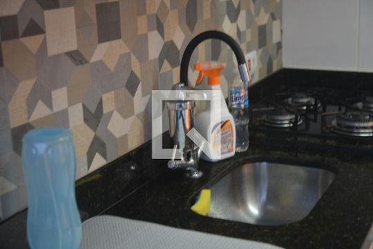 Cozinha de apartamento à venda com 2 quartos, 58m² em Utinga, Santo André