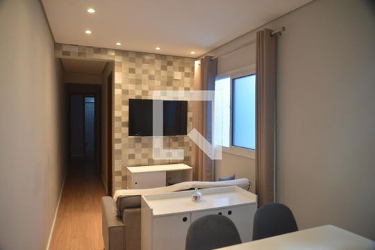 Sala de apartamento à venda com 2 quartos, 58m² em Utinga, Santo André