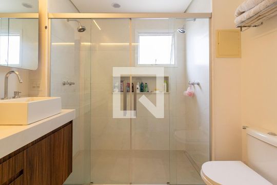 Banheiro da Suíte 1 de apartamento à venda com 4 quartos, 223m² em Jardim Marajoara, São Paulo