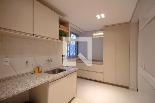 Área de Serviço de apartamento à venda com 4 quartos, 190m² em Santa Lúcia, Belo Horizonte