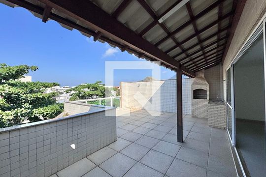 Varanda da Sala de apartamento à venda com 3 quartos, 194m² em Recreio dos Bandeirantes, Rio de Janeiro