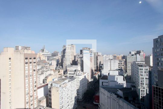 Área Comum - Rooftop Vista de kitnet/studio à venda com 1 quarto, 28m² em Centro Histórico, Porto Alegre