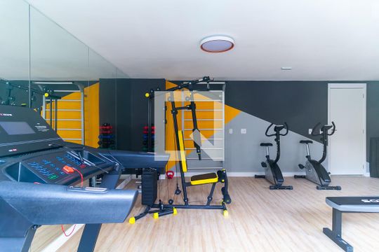 Área comum - Academia de apartamento à venda com 1 quarto, 59m² em Vila Santa Clara, São Paulo