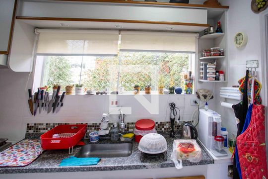 Cozinha de apartamento à venda com 3 quartos, 110m² em Centro, Diadema