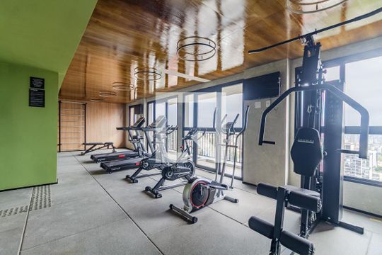 Área comum - Academia de apartamento à venda com 1 quarto, 29m² em Pinheiros, São Paulo