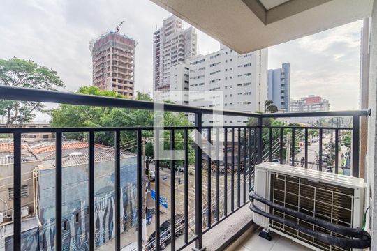 Varanda de apartamento à venda com 1 quarto, 29m² em Pinheiros, São Paulo