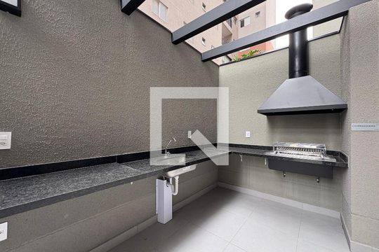 Área comum - Churrasqueira de apartamento para alugar com 2 quartos, 64m² em Parque das Nações, Santo André
