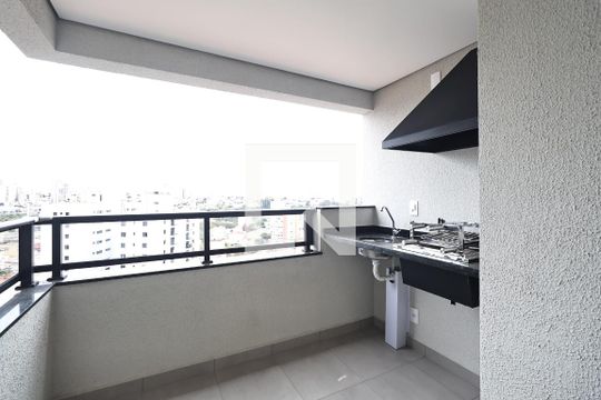 Varanda gourmet de apartamento para alugar com 2 quartos, 64m² em Parque das Nações, Santo André