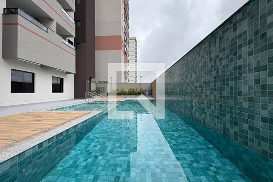 Área comum - Piscina de apartamento para alugar com 2 quartos, 64m² em Parque das Nações, Santo André