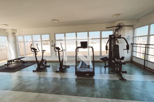 Área comum - Academia de apartamento para alugar com 1 quarto, 31m² em Santana, São Paulo