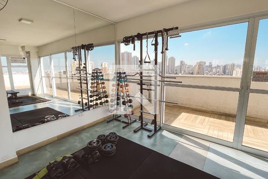 Área comum - Academia de apartamento para alugar com 1 quarto, 31m² em Santana, São Paulo
