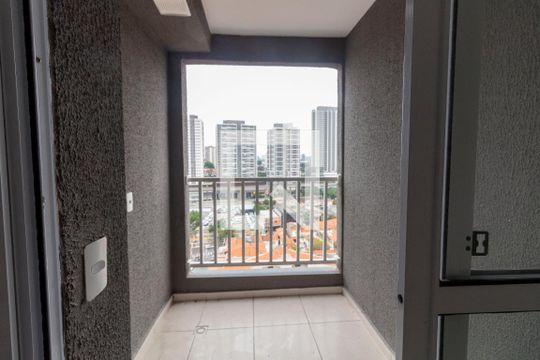 Varanda da Sala de apartamento para alugar com 2 quartos, 31m² em Vila Santa Clara, São Paulo