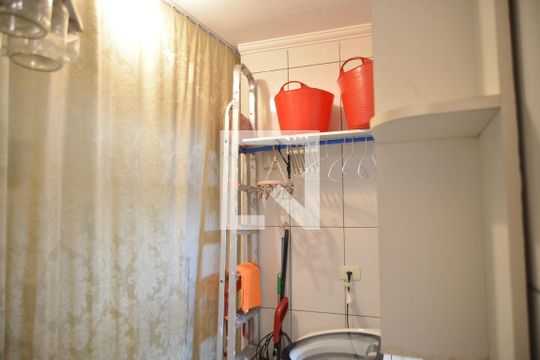 Área de Serviço de apartamento à venda com 2 quartos, 37m² em Vila Valparaíso, Santo André