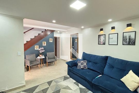 Sala de casa à venda com 3 quartos, 200m² em Jardim Ana Maria, Santo André